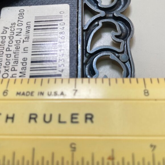 Vintage Ornate Silver-Tone Metal Picture Frame With Intricate Scroll Design - Picture 8 of 13